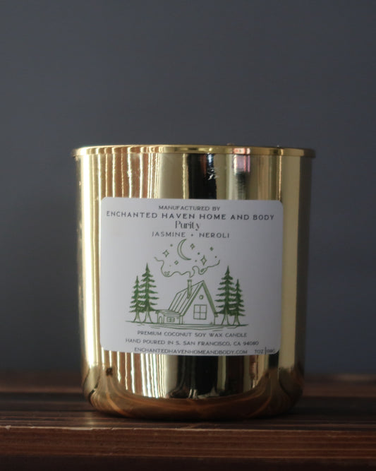 Purity 7oz - Wood Wick Coconut Soy Wax Candle